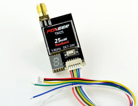 Foxxer video transmitter 25mw with display