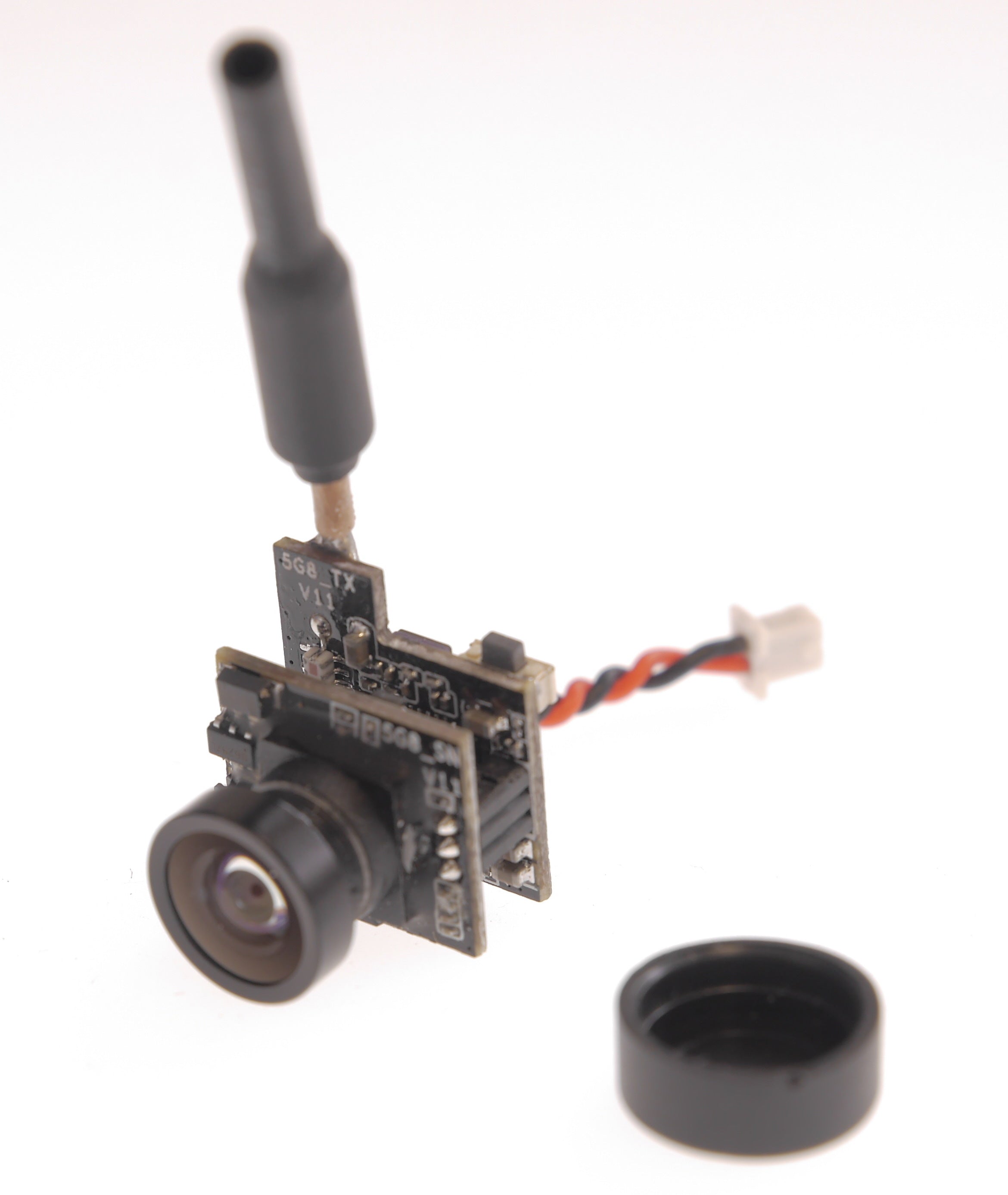 Micro FPV camera with transmitter (analog video)